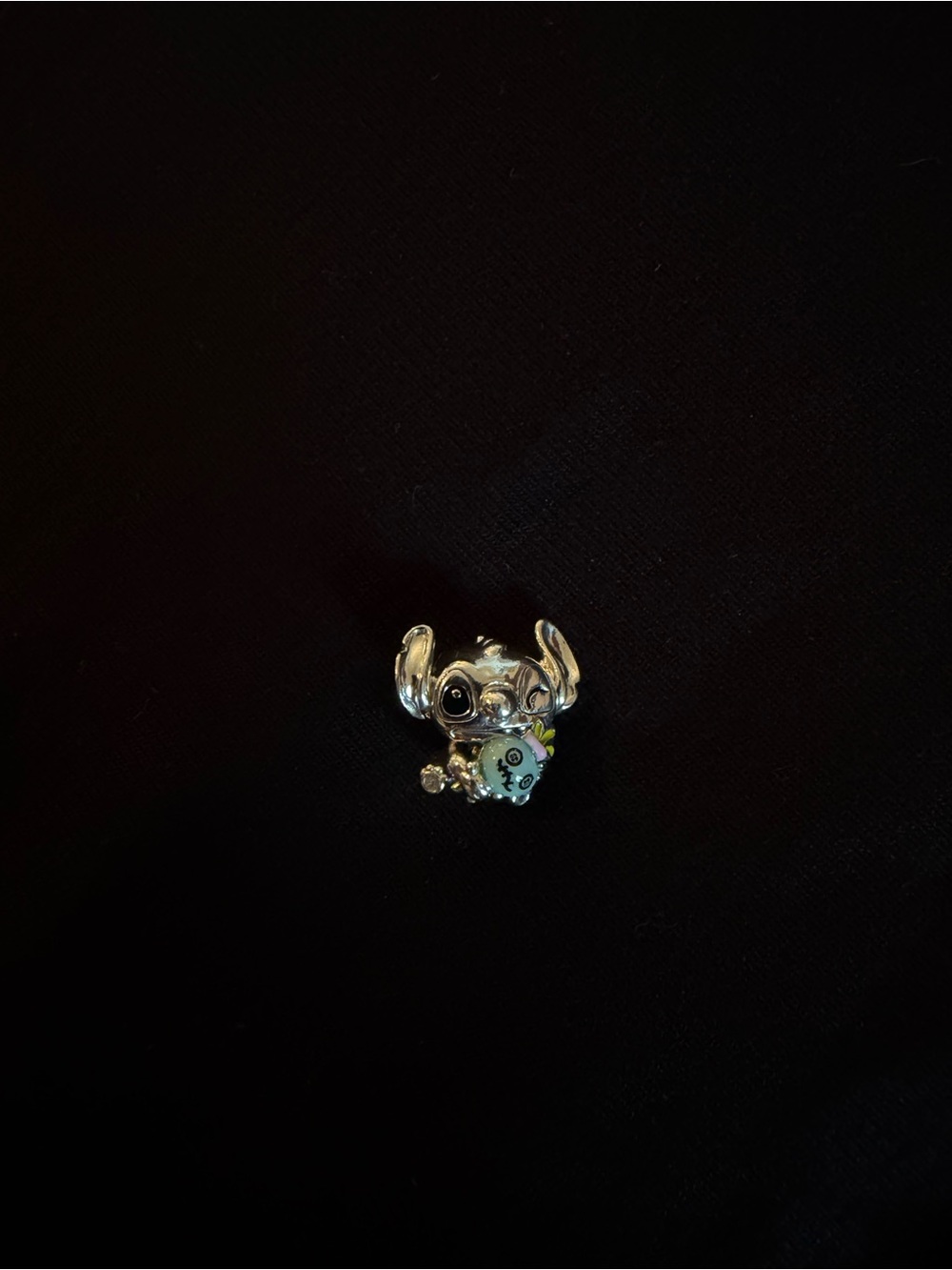 Pandora Silver Stitch Charm Halloween theme
